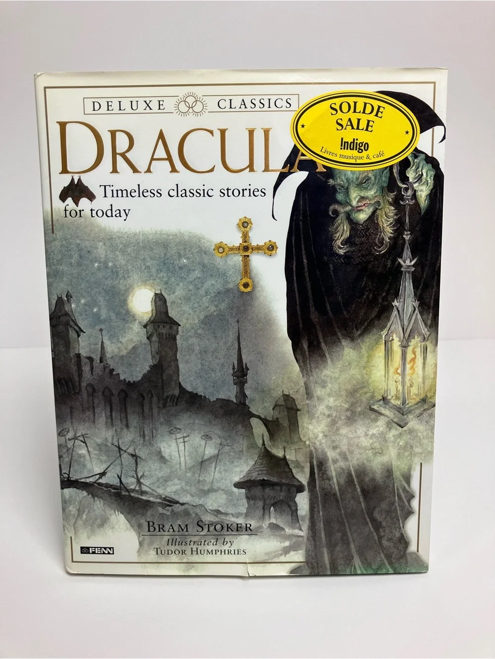 Vintage Dracula Bram Stoker Book 1998 Deluxe Classics Tudor Humphries 90s - Picture 14 of 15